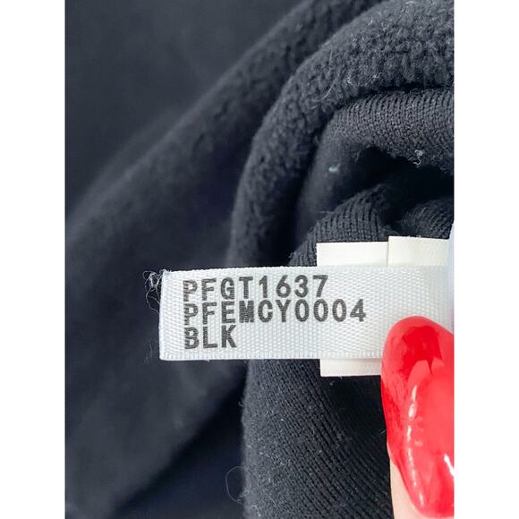 Calvin Klein Performance Black Fleece Cropped Athletic Jacket Medium Quarter Zip - Picture 8 of 8